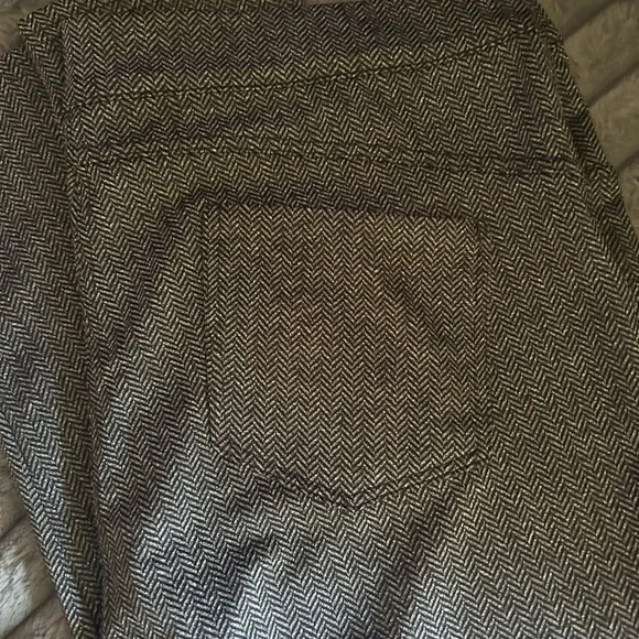 LC Lauren Conrad Charcoal Herringbone Trousers - Picture 4 of 4